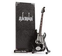 Geezer Butler (B Sabbath) Signature Bass - Chitarra in miniatura - Regali musicali - Ornamento fatto a mano