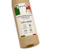 Gef Aura Tovaglia in TNT a Rotolo 1,2×20 m - Rotolo TNT Multiuso Linea ÉLITE, Spunbond 50 g/m², idrorepellente e resistente - Made in Italy (1, Beige)