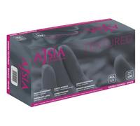 GEF Medica - 100 Guanti Monouso in Lattice Naturale Ajsia G00504 TEXTURED,Clorinati Senza Polvere, Microruvidi, Resistenti, Ambidestri, Bianco, Uso Medico,Alimentare, Ho.Re.Ca, Cosmetico, Taglie XS-L