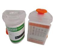 gef+medica | Test Antidroga Urinario Professionale 7 o 8 Droghe - Cup Sigillata con Adulteration - Risultato in 2 Min - 1 pezzo o Cartone da 25 (8 droghe, 25)