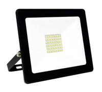 gefom 400234 Proiettore a parete, Alluminio/Vetro temperato, incasso, 30 W, Nero