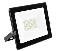 gefom 400270 Proiettore a parete, Alluminio/Vetro temperato, incasso, 50 W, Nero