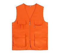 Gefomuofe Gilet da pesca da uomo, senza maniche, multi-tasca, in nylon, traspirante, senza maniche, traspirante, per pesca, campeggio, caccia, militare, safari, fotografia, leggero