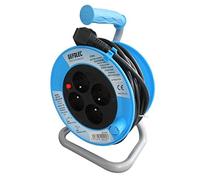 Gefotech 500225 - Prolunga con sistema di avvolgimento, lunghezza 15 metri