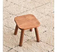 GeFSDOU 1pc Tutto In Legno Massello Scarpa Cambiare Sgabello Piccolo Colore Noce Sgabello per Soggiorno Ingresso Bagno Camera Da Letto Cucina