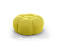 GeFSDOU Divano nordico a pedale semplice sgabello rotondo basso ottomani soggiorno divano poggiapiedi 3d tessuto creativo gambe poggiapiedi zucca poggiapiedi