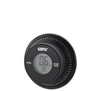 GEFU 12335 Timer digitale Safe - Timer da cucina, visualizzazione dell'ora, sveglia/allarme, timer conto alla rovescia, schermo, orologio magnetico per cottura e cottura