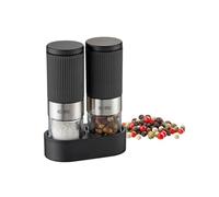 GEFU 34621 - Macinasale e pepe TUSOME - 2 mini macinaspezie con supporto da tavolo, 70