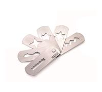 Gefu Accessorio per pressa per biscotti (misura 7/8) 6,8 cm in acciaio