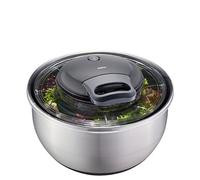 GEFU centrifuga per Insalata PULLIT, Acciaio Inossidabile, Inox, Argento, Taglia Unica