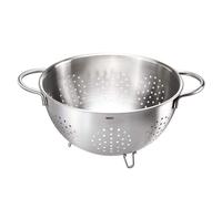 GEFU COLINO Stainless Steel Colander Ø 24 cm, 4 L Capacity, Draining Holes, Dish