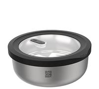 GEFU Contenitore salvafreschezza Provido, rotondo, 2000 ml (controllo fresco e scorte per app)