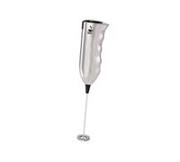 Gefu Macello, Schiumatore per Latte, Acciaio Inox, Accessori, con Batterie, 12780