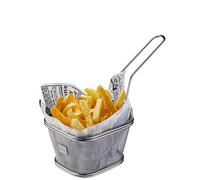 GEFU BBQ Mini Cestino da Portata, Acciaio Inox di Alta qualità, Argento
