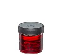 GEFU NATIVO - Bicchiere da fermentazione da 0,5 litri, con peso pesante, vetro fermentato con coperchio e peso trasparente, per inserire e fermentare