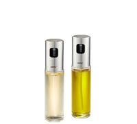 GEFU Neva - Set di 2 spruzzatori per olio e aceto, per cottura a basso contenuto di grassi, 100 ml, per friggitrice ad aria calda