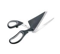 GEFU Pezzo tagliapizza con funzione 2 in 1 - Pratico tagliapizza e sollevatore in acciaio giapponese - Forbici da cucina smontabili con manico Soft Touch, lavabile in lavastoviglie, 27,2 cm