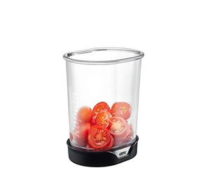 Gefu, Rapido, mandolina per verdure, in acciaio inox, affettatrice professionale per la cucina, per tagliare verdura e frutta, 13422