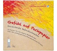 Gefühl auf Packpapier - Gezeichnete Befindlichkeiten (Luxusbox): 50 Karten für das eigene Wohlbefinden oder den pädagogischen/therapeutischen Einsatz