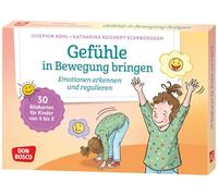 Gefühle in Bewegung bringen: Emotionen regulieren mit Körperarbeit, Atemübungen und Fantasiereisen. 30 Bildkarten zu Wut, Angst, Freude, Trauer für Kinder von 4 bis 8. Emotionale Selbstregulation üben