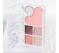 Gege Bear - BUY 3 GET 40% OFF - 6 Shade Eyeshadow Palette - #02 Strawberry Mood #02 - 12.5g