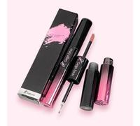 Gege Bear - Dual-Headed Lip Gloss - 6 Colors #06 Milky Oolong - 1.8g + 1.8ml