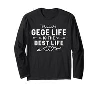 Gege Life Is The Best Life For Grandma Mom Mothers Day Maglia a Manica