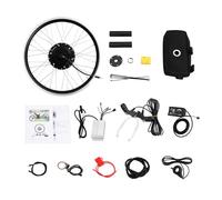 gegeweeret 20 Pollici Bielo elettrico Kit 36V 250W Kit di conversione bici elettrica, Adatto per freni a V e freni a disco, display a LED, mozzo ruota di conversione (ruota anteriore)