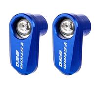 GEGWWFVVC Riser Supporto per Cavalletto Laterale per Moto Protezione per Sensore ABS Ruota Anteriore per Suzuki V-Strom 650/XT DL650(2pcs Blue6)