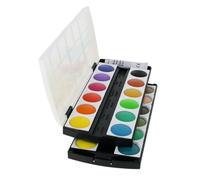 Geha F250/24 - Scatola di acquerelli con 24 colori
