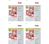 Geha Set Laminierfolien 100pz DIN A4 A5 10x15cm Visitenkarten 2x80μm