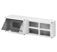 GEWISS GW 27073 CONTENITORE VUOTO 16 POSTI (4x4) CON SUPPORTO GUIDA DIN