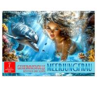 Geheimnisvolle Meerjungfrau (Wandkalender 2026 DIN A3 quer), CALVENDO Monatskalender: Eine Welt voller Mystik und Zauber erwartet Sie.