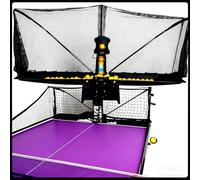 GEHPYYDS Macchina da Ping Pong Automatica con Telecomando, Lanciatore da Ping Pong, Robot per Allenamento da Ping Pong con Rete di Raccolta Palline per esercitarsi
