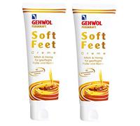 GEHWOL Fusskraft - Crema per piedi Soft Feet Cream, 2 x 125 ml, con acido ialuronico