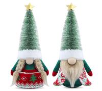Gehydy Gnomi Natalizi Set di 2 Decorazioni Natalizie Gnomi Natale Gnomo Natalizio Christmas Decorations Home Decor per Casa Cucine