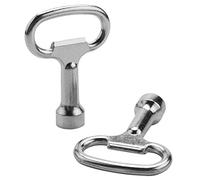 Geieold Alloggiamento chiave pannello metallico triangolare per bottiglia Triangolare 8mm - 2 pezzi