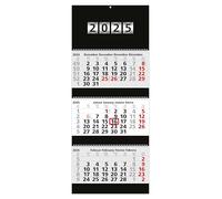 Geiger-Notes 2020 - Calendario 2020, 33,5 x 81 cm, si appende sempre liscio e dritto, con rilegatura Wire-O, retro nero, numero annuale in rilievo argento, occhiello metallico/calendario business
