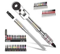 GEINXURN 50 pezzi set di chiavi a cricchetto con impugnatura a T e testa girevole a 180°