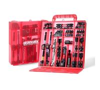 Geinxurn Set di 99 punte per avvitare (torx, crociforme, PZ, esagonale, SL), in acciaio S2 magnetico, con porta punta, adattatore, chiave a bussola, punta PH2 con tappo di profondità con scatola di