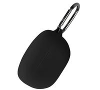 Geiomoo Custodia in silicone per Sony WF-1000XM5, custodia protettiva con moschettone (nero)