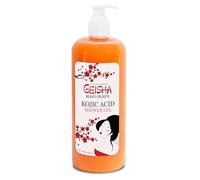 Geisha, Detergente Corpo Illuminante con Acido Kojico - 33 fl oz / 1000 ml - Uniforma il Tono della Pelle, Luminosità della Pelle, Gel Doccia per Viso e Corpo, con Olio di Cocco e Burro di Karité
