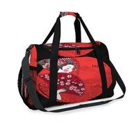 Geisha Japan - Borsone da viaggio da donna, per ragazze, ragazzi, donne, uomini, borsa da viaggio per il fine settimana giapponese, borsa a tracolla per viaggi, sport, palestra