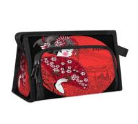 Geisha Japan Woman Travel Toiletry Bag per donne uomini ragazze ragazzi Giappone multifunzionale sacchetto trucco borsa lavaggio articoli da toeletta cosmetici organizzatore doccia borsa, Colore, M,