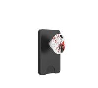 Geisha Samurai Girl Cherry Blossom Woodblock Style Art PopSockets PopWallet per MagSafe