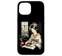 Geisha Tea House Ambiente Geisha arte Custodia per iPhone 15