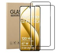 GEJEFA 2 Pezzi Vetro Temperato per Realme 12 Pro Plus/12 Pro 5G, [3D Curved Edge to Edge] Copertura Completa, Bubble Free e Anti-Graffio Pellicola Protettiva per Realme 12 Pro Plus 5G