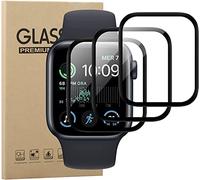 GEJEFA [3 Pezzi Pellicola Protettiva per Apple Watch SE 3/2/1 (2025/2022/2020)/Series 6/5/4/44mm, [3D Curved Edge to Edge] Senza Bolle HD Soft TPU Pellicola