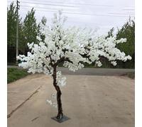 GEJLELDS Alberi Ciliegio Artificiali Bianchi, Simulazione Fiori Finti Fiore di ciliegio,Grande Arco Albero Fiori Ciliegio, per Matrimonio, casa, Ufficio, Festa, Hotel, Giardino,1.5 * 1.5m