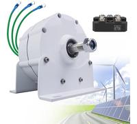 GEJLELDS Generatore Motore Elettrico 12000W, Alternatore Trifase Generatore Professionale in Lega di Alluminio a Magnete Permanente Domestico per Turbina Eolica Orizzontale Verticale,48V